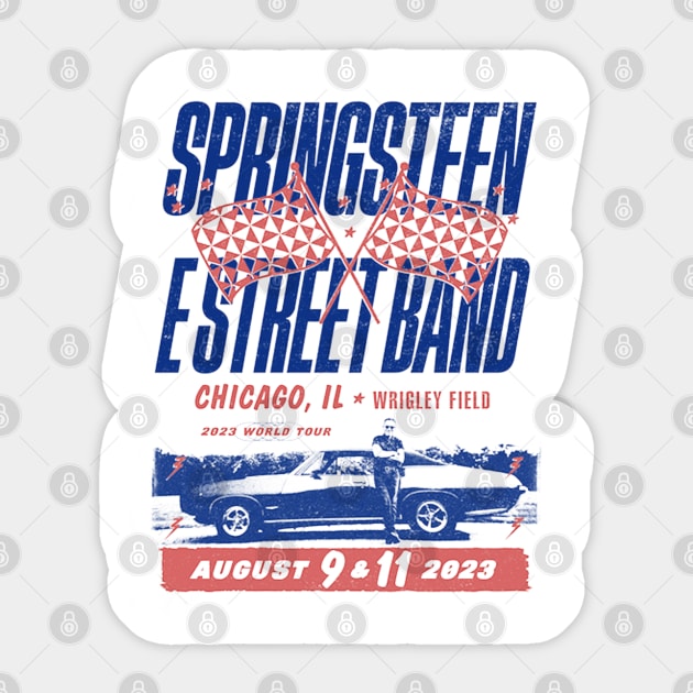 Springsteen e street band Sticker by Shapmiyako